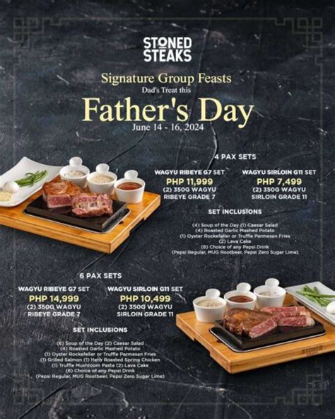 Father’s Day Treat: Restaurants with Promos, Bundles, and Freebies.
